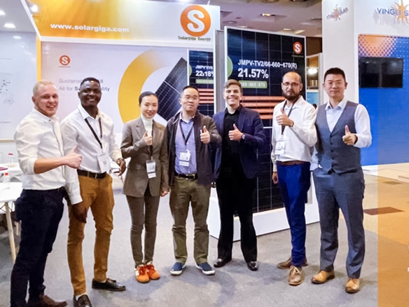 展會速遞 | 走進(jìn)“彩虹之國”！陽光能源高能亮相南非國際太陽能展